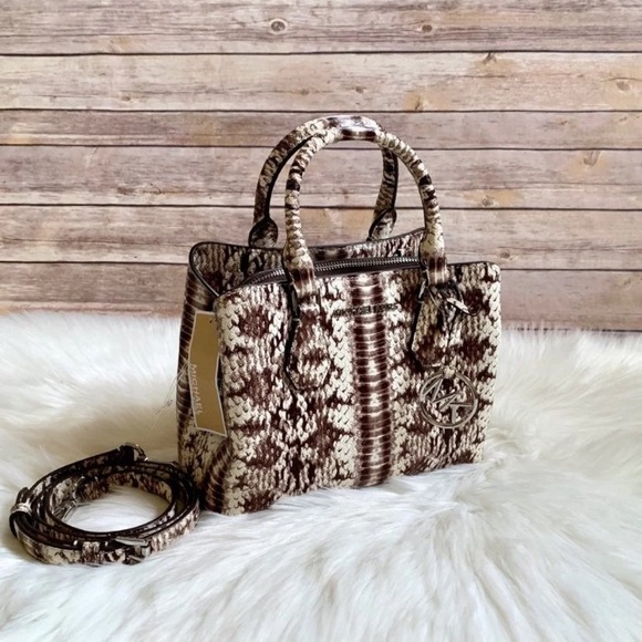 Michael Kors Small Satchel Snake Embossed Camille - Picture 2 of 8